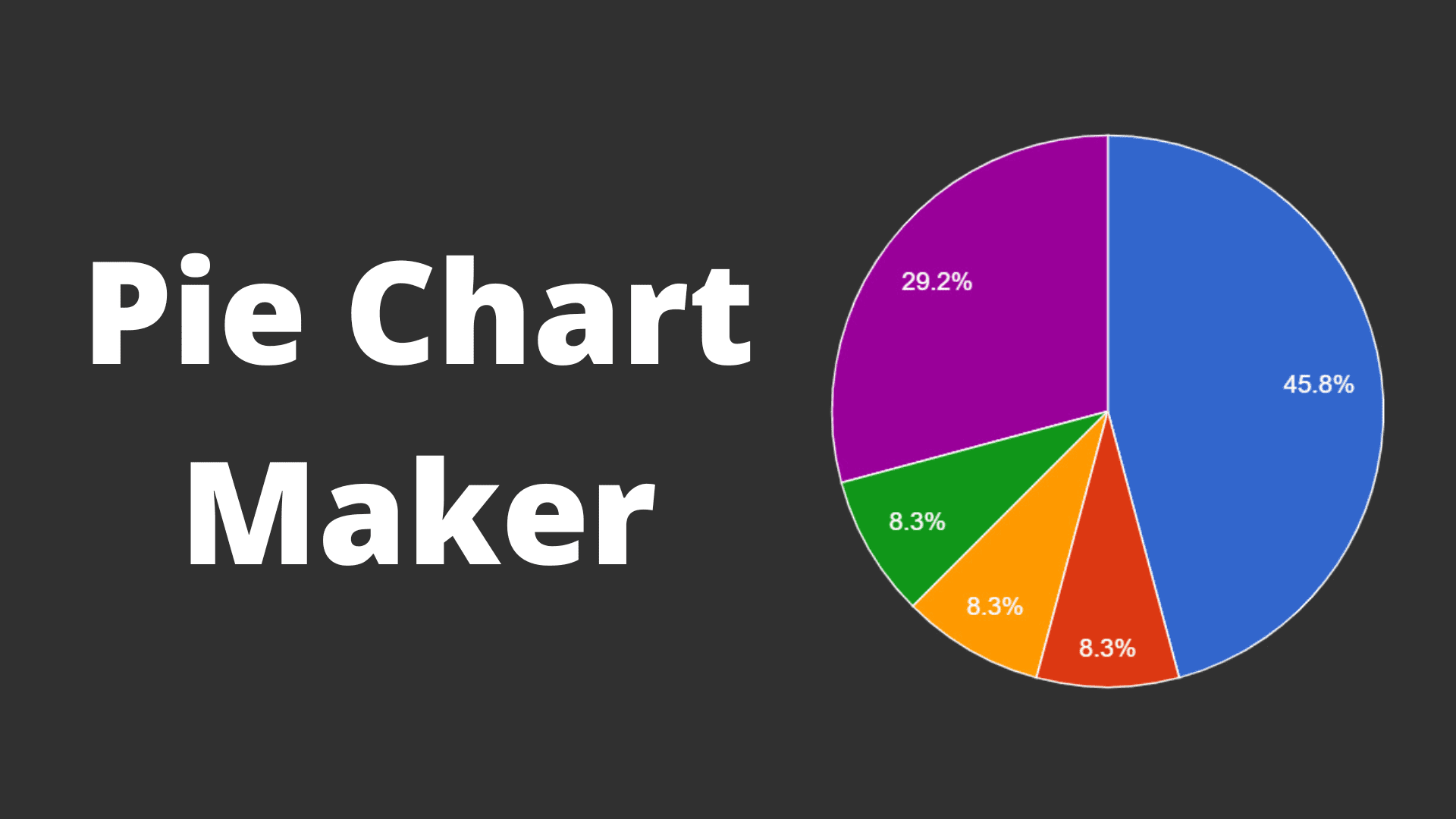 Ung Ydmyghed Moske Pie Chart Maker | Create a Pie chart for free